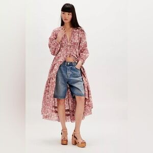 Free People Pappiet Midi Dress